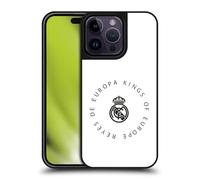 Head Case Designs Licenza Ufficiale Real Madrid CF Re D'Europa Leggenda Cover in Gel Rinforzata [Protezione di Grado Militare] Compatibile con Apple iPhone 14 PRO Max