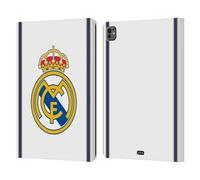 Head Case Designs Licenza Ufficiale Real Madrid CF Ritorno al 99/00 Bianco retrò Custodia Portafoglio in Pelle Compatibile con Apple iPad PRO 13 M4 2024