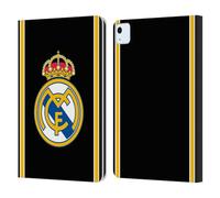 Head Case Designs Licenza Ufficiale Real Madrid CF Ritorno al 99/00 Nero retrò Custodia Portafoglio in Pelle Compatibile con Apple iPad Air 11 2020/2022/2024/2025