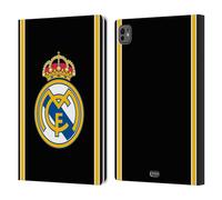 Head Case Designs Licenza Ufficiale Real Madrid CF Ritorno al 99/00 Nero retrò Custodia Portafoglio in Pelle Compatibile con Apple iPad PRO 11 M4 2024