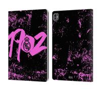 Head Case Designs Licenza Ufficiale Real Madrid CF Rosa 1902 Urbano Custodia Portafoglio in Pelle Compatibile con Apple iPad PRO 13 M4 2024