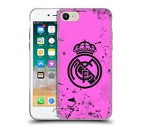 Head Case Designs Licenza Ufficiale Real Madrid CF Rosa Urbano Custodia in Gel [Protezione di Grado Militare] Compatibile con Apple iPhone 7/8 / SE 2020 & 2022 E Compatibile con MagSafe