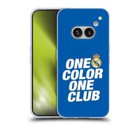 Head Case Designs Licenza Ufficiale Real Madrid CF Un Solo Colore Origine Custodia in Gel [Protezione di Grado Militare] Compatibile con Nothing Phone (2a)