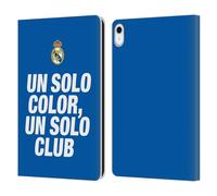 Head Case Designs Licenza Ufficiale Real Madrid CF Un Solo Origine Custodia Portafoglio in Pelle Compatibile con Apple iPad 10.9 2022/2025