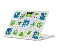 Head Case Designs Licenza Ufficiale Rick And Morty I portali Icone Custodia Laptop Trasparente Armatura Rigida Cristallo Compatibile con MacBook Air 13.6" M2 A2681/M3 A3113/M4 A3240 2022/2024/2025