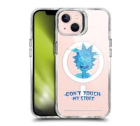 Head Case Designs Licenza Ufficiale Rick And Morty Non Toccare Le Mie Cose Arte Personaggio Custodia Antiurto [Protezione di Grado Militare] Compatibile con iPhone 13 e Compatibile con MagSafe