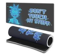 Head Case Designs Licenza Ufficiale Rick And Morty Non Toccare Le Mie Cose Grafica 23.62 x 11.81 x 0.12 Inches (600 x 300 mm) - L Tappetino per Mouse E Scrivania da Ufficio per Giochi Tastiera PC