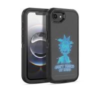 Head Case Designs Licenza Ufficiale Rick And Morty Non Toccare Le Mie Cose Grafica Season 5 Custodia Antiurto Ultra Blindata compatibile con Apple iPhone 16e / iPhone 17e