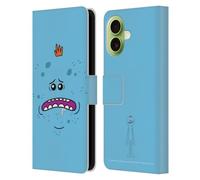 Head Case Designs Licenza Ufficiale Rick And Morty Sig. Meeseeks Grafica Season 4 Custodia Portafoglio in Pelle Compatibile con Apple iPhone 17