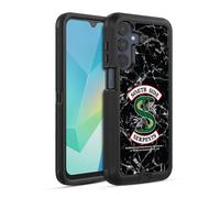 Head Case Designs Licenza Ufficiale Riverdale Black And White Marble Logo South Side Serpents Custodia Antiurto Ultra Blindata Compatibile con Samsung Galaxy A16 5G