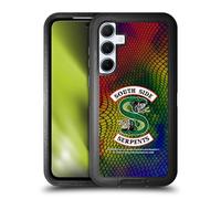 Head Case Designs Licenza Ufficiale Riverdale Logo Stampa Pelle di Serpente South Side Serpents Custodia Antiurto Ultra Blindata Compatibile con Samsung Galaxy A55 5G