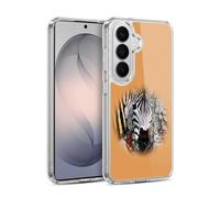 Head Case Designs Licenza Ufficiale Riza Peker Zebra Astratta Animale Astratto Custodia in Gel [Protezione di Grado Militare] Compatibile con Samsung Galaxy S26 Plus