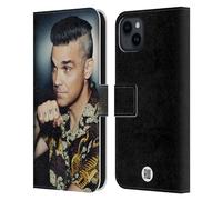 Head Case Designs Licenza Ufficiale Robbie Williams Tatuaggio Amore Calendario Custodia Portafoglio in Pelle Compatibile con Apple iPhone 15 Plus