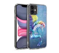 Head Case Designs Licenza Ufficiale Rose Khan Carosello Arcobaleno Cavallo Unicorni Custodia in Gel [Protezione di Grado Militare] Compatibile Con Apple iPhone 11 E Compatibile Con MagSafe