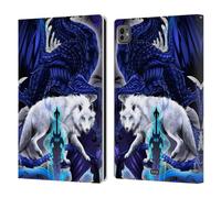 Head Case Designs Licenza Ufficiale Ruth Thompson Lama Alpha & Lupo Fantasia Draghi con Spade Custodia Portafoglio in Pelle Compatibile con Apple iPad PRO 11 M4 2024