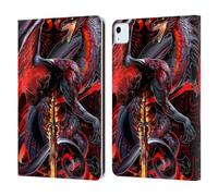 Head Case Designs Licenza Ufficiale Ruth Thompson Lama della Vedova Draghi con Spade Custodia Portafoglio in Pelle Compatibile con Apple iPad Air 11 2020/2022/2024/2025