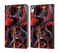 Head Case Designs Licenza Ufficiale Ruth Thompson Lama della Vedova Draghi con Spade Custodia Portafoglio in Pelle Compatibile con Apple iPad 10.9 2022/2025