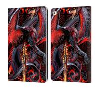 Head Case Designs Licenza Ufficiale Ruth Thompson Lama della Vedova Draghi con Spade Custodia Portafoglio in Pelle Compatibile con Apple iPad 9.7 2017 / iPad 9.7 2018