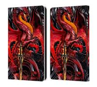 Head Case Designs Licenza Ufficiale Ruth Thompson Lama Dell'Ira Draghi con Spade Custodia Portafoglio in Pelle Compatibile con Fire HD 8/Fire HD 8 Plus 2020