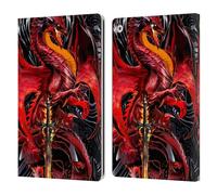 Head Case Designs Licenza Ufficiale Ruth Thompson Lama Dell'Ira Draghi con Spade Custodia Portafoglio in Pelle Compatibile con Apple iPad 10.2 2019/2020/2021