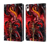 Head Case Designs Licenza Ufficiale Ruth Thompson Lama Dell'Ira Draghi con Spade Custodia Portafoglio in Pelle Compatibile con Apple iPad Mini (2021/2024)