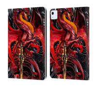 Head Case Designs Licenza Ufficiale Ruth Thompson Lama Dell'Ira Draghi con Spade Custodia Portafoglio in Pelle Compatibile con Apple iPad Air 11 2020/2022/2024/2025