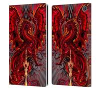 Head Case Designs Licenza Ufficiale Ruth Thompson Lama di Sangue Fantasia Draghi con Spade Custodia Portafoglio in Pelle Compatibile con Amazon Fire Max 11 2023