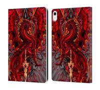 Head Case Designs Licenza Ufficiale Ruth Thompson Lama di Sangue Fantasia Draghi con Spade Custodia Portafoglio in Pelle Compatibile con Apple iPad 10.9 2022/2025