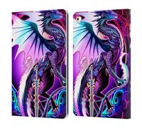 Head Case Designs Licenza Ufficiale Ruth Thompson Lama Ebon Fantasia Draghi con Spade Custodia Portafoglio in Pelle Compatibile con Apple iPad 9.7 2017 / iPad 9.7 2018
