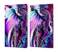 Head Case Designs Licenza Ufficiale Ruth Thompson Lama Ebon Fantasia Draghi con Spade Custodia Portafoglio in Pelle Compatibile con Apple iPad PRO 11 2020/2021 / 2022