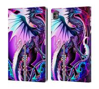 Head Case Designs Licenza Ufficiale Ruth Thompson Lama Ebon Fantasia Draghi con Spade Custodia Portafoglio in Pelle Compatibile con Apple iPad PRO 11 M4 2024