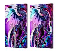 Head Case Designs Licenza Ufficiale Ruth Thompson Lama Ebon Fantasia Draghi con Spade Custodia Portafoglio in Pelle Compatibile con Apple iPad 10.2 2019/2020/2021
