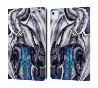 Head Case Designs Licenza Ufficiale Ruth Thompson Lama & Lupo Fantasia Draghi con Spade Custodia Portafoglio in Pelle Compatibile con Apple iPad Air 11 2020/2022/2024/2025