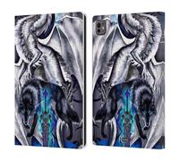 Head Case Designs Licenza Ufficiale Ruth Thompson Lama & Lupo Fantasia Draghi con Spade Custodia Portafoglio in Pelle Compatibile con Apple iPad PRO 11 M4 2024