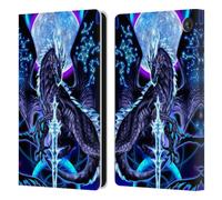 Head Case Designs Licenza Ufficiale Ruth Thompson Lama Notturna & Costellazioni Draghi con Spade Custodia Portafoglio in Pelle Compatibile con Amazon Fire 7 2022