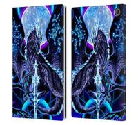 Head Case Designs Licenza Ufficiale Ruth Thompson Lama Notturna & Costellazioni Draghi con Spade Custodia Portafoglio in Pelle Compatibile con Amazon Fire Max 11 2023