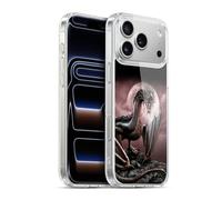 Head Case Designs Licenza Ufficiale Sarah Richter Drago Nero Che Ruggisce Creature Di Fantasia Custodia in Gel [Grado Militare] Compatibile Con Apple iPhone 17 Pro Max E Compatibile Con MagSafe