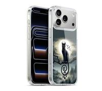 Head Case Designs Licenza Ufficiale Sarah Richter Gatto Nero Gotico E Pipistrelli Animali Custodia in Gel [Grado Militare] Compatibile con Apple iPhone 17 PRO Max E Compatibile con MagSafe