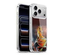 Head Case Designs Licenza Ufficiale Sarah Richter Orange Dragon With Fire Water Creature Di Fantasia Custodia in Gel [Grado Militare] Compatibile Con Apple iPhone 17 Pro Max E Compatibile Con MagSafe