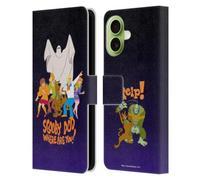 Head Case Designs Licenza Ufficiale Scooby-Doo Dove Sei ? Mystery Inc. Custodia Portafoglio in Pelle Compatibile con Apple iPhone 17
