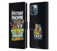 Head Case Designs Licenza Ufficiale Scooby-Doo Grunge Mystery Machine Mystery INC. Custodia Portafoglio in Pelle Compatibile con Apple iPhone 12 PRO Max