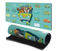 Head Case Designs Licenza Ufficiale Scooby-Doo Mystery Incorporated Arte Personaggio 23.62 x 11.81 x 0.12 Inches (600 x 300 mm) - L Tappetino per Mouse E Scrivania da Ufficio per Giochi Tastiera PC
