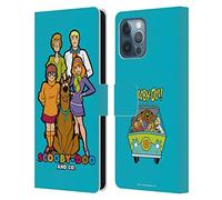 Head Case Designs Licenza Ufficiale Scooby-Doo Scooby-Doo E Co. Mystery INC. Custodia Portafoglio in Pelle Compatibile con Apple iPhone 12 PRO Max