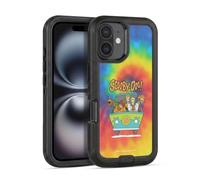 Head Case Designs Licenza Ufficiale Scooby-Doo Tie Dye Mystery Inc. Custodia Antiurto Ultra Blindata compatibile con Apple iPhone 16