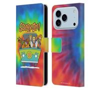 Head Case Designs Licenza Ufficiale Scooby-Doo Tie Dye Mystery Inc. Custodia Portafoglio in Pelle Compatibile con Apple iPhone 17 Pro