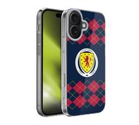 Head Case Designs Licenza Ufficiale Scotland National Football Team Argilla Logo 2 Custodia in Gel [Protezione di Grado Militare] Compatibile con Apple iPhone 17