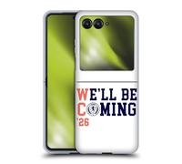 Head Case Designs Licenza Ufficiale Scotland National Football Team Bianco 2026 Stiamo Arrivando Custodia in Gel [Protezione di Grado Militare] Compatibile con RAZR 40 Ultra/RAZR+ 2023