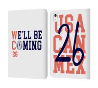 Head Case Designs Licenza Ufficiale Scotland National Football Team Bianco 2026 Stiamo Arrivando Custodia Portafoglio in Pelle Compatibile con Apple iPad Air 11 2020/2022/2024/2025