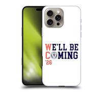 Head Case Designs Licenza Ufficiale Scotland National Football Team Bianco 2026 Stiamo Arrivando Custodia Cover Dura per Parte Posteriore Compatibile con Apple iPhone 16 PRO Max