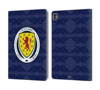 Head Case Designs Licenza Ufficiale Scotland National Football Team Home Kit 2026 Custodia Portafoglio in Pelle Compatibile con Apple iPad PRO 13 M4 2024